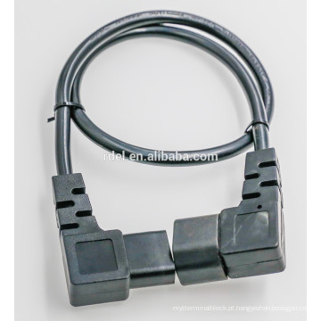 Fabricante certo inclinado C13 a C14 pc monitor extension cord